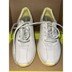 Hotter Solar Suede Women’s Size 8.5 Dove Gray Leather Walking Shoe Sneaker‎